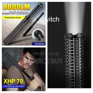 Telescopic Zoom Bat Flash Light