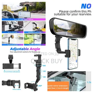 New Universal Car Rearview Mirror Phone Holder