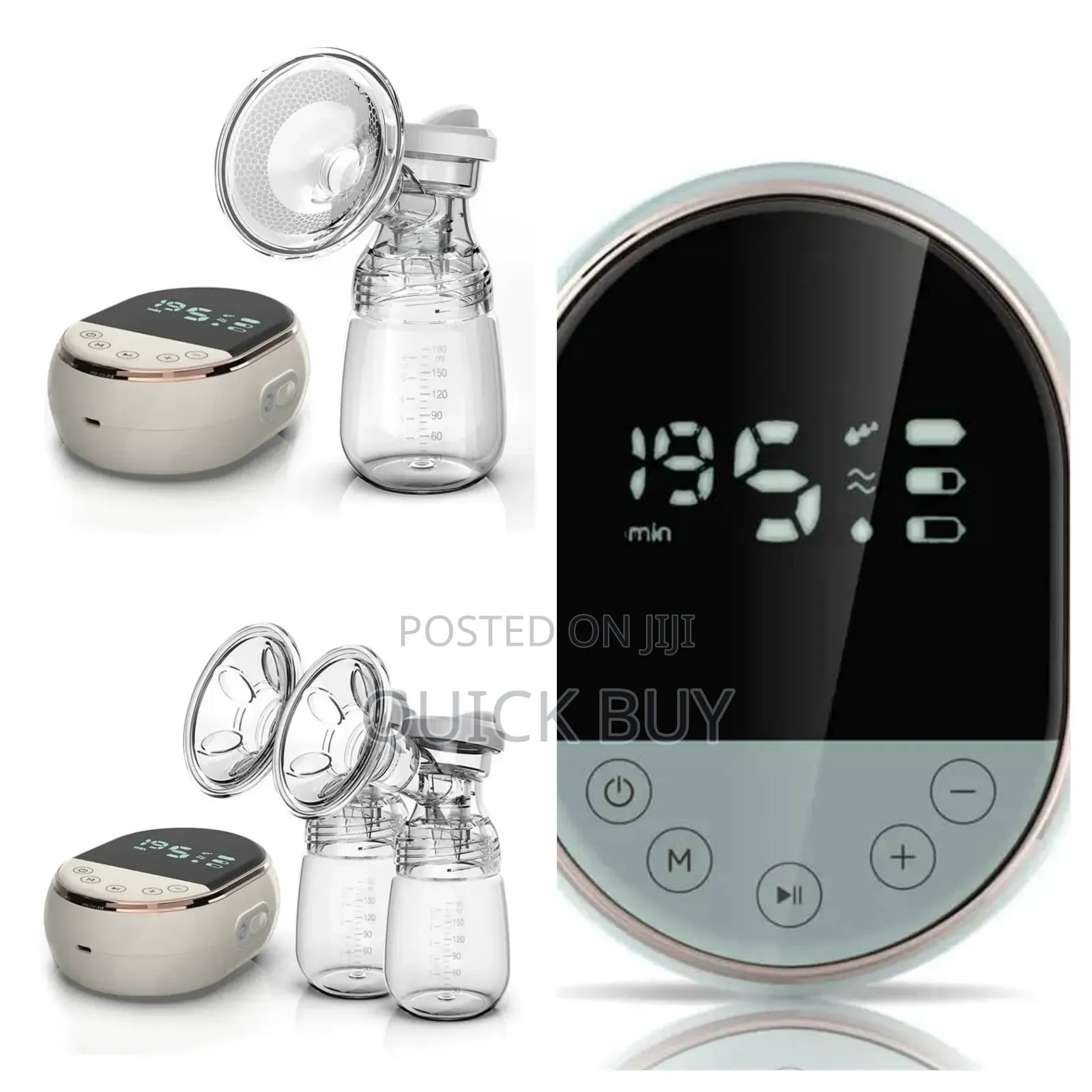 New Rechargeable Digital Double Breast Pump