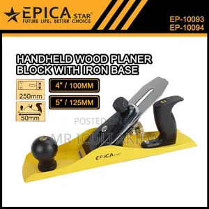 5" Handheld Epica Iron Planer With Iron Base