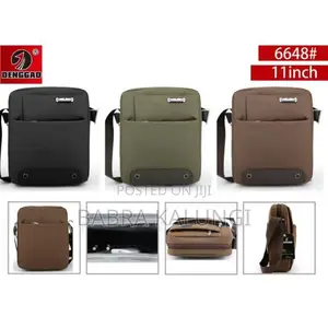 Denggao 1 Piece of 11 Inch Small Canvas Messenger Bag