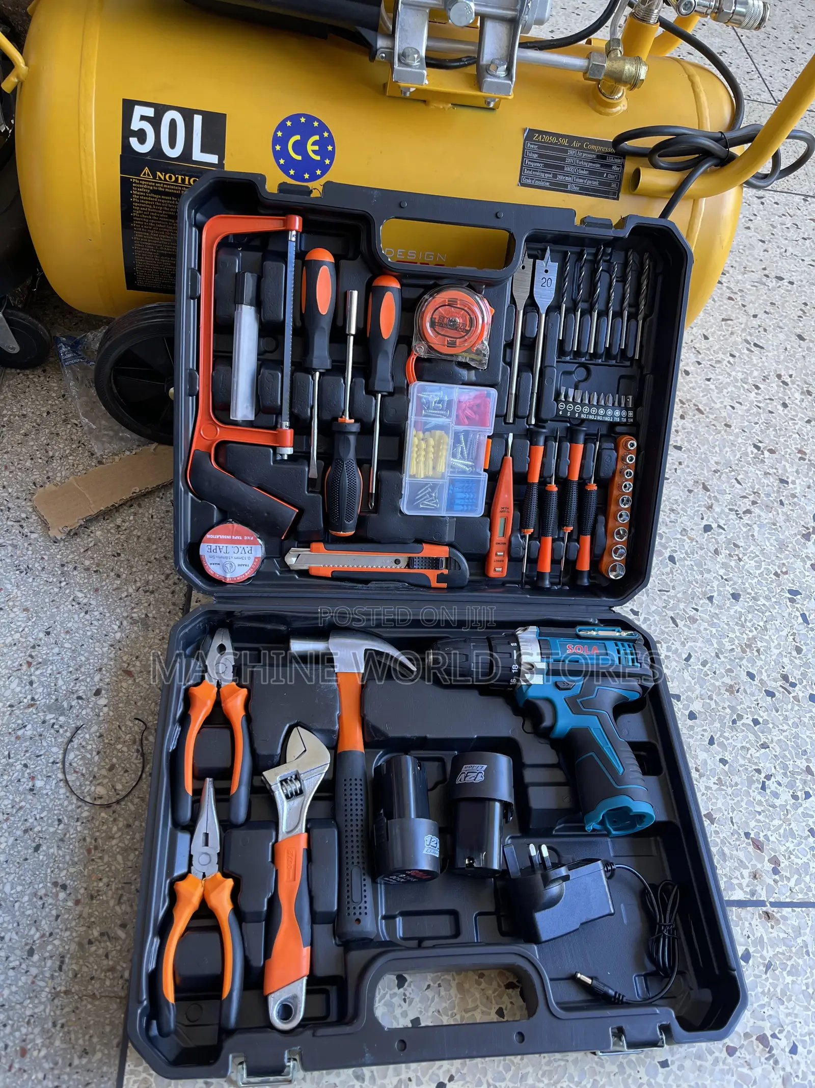 Hand Drill With Accessories Set Sola Brand