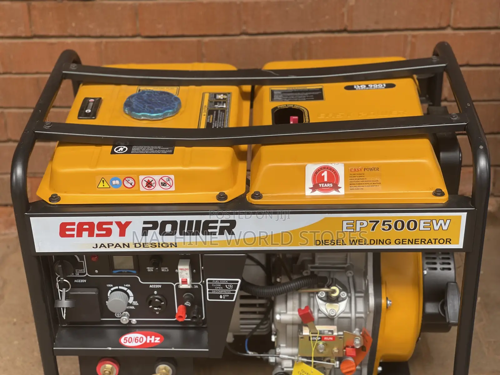 Diesel Open Body Welding Generator Ep7500ew