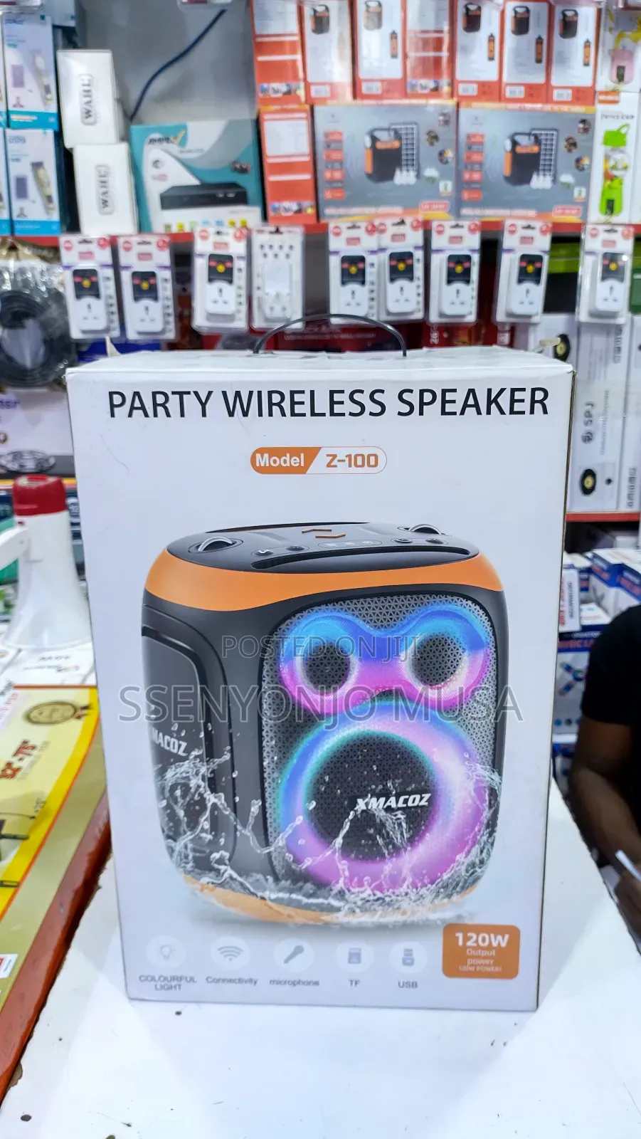 Xmacoz Wireless Speaker With 120w Power Dynamic RGB