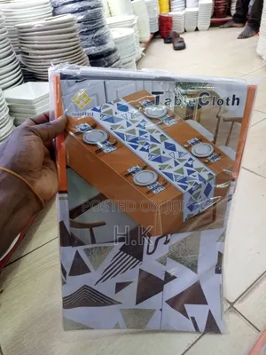 Tablecloth (150×228cm Tablecloth×1pcs 22×35cm Placemat×6pcs)