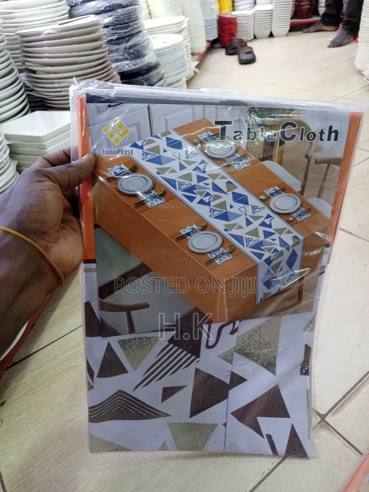 Tablecloth (150×228cm Tablecloth×1pcs 22×35cm Placemat×6pcs)