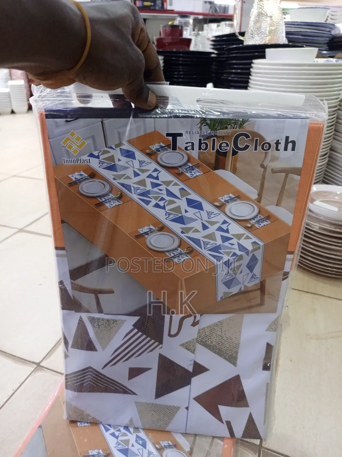 Tablecloth (150×228cm Tablecloth×1pcs 22×35cm Placemat×6pcs)