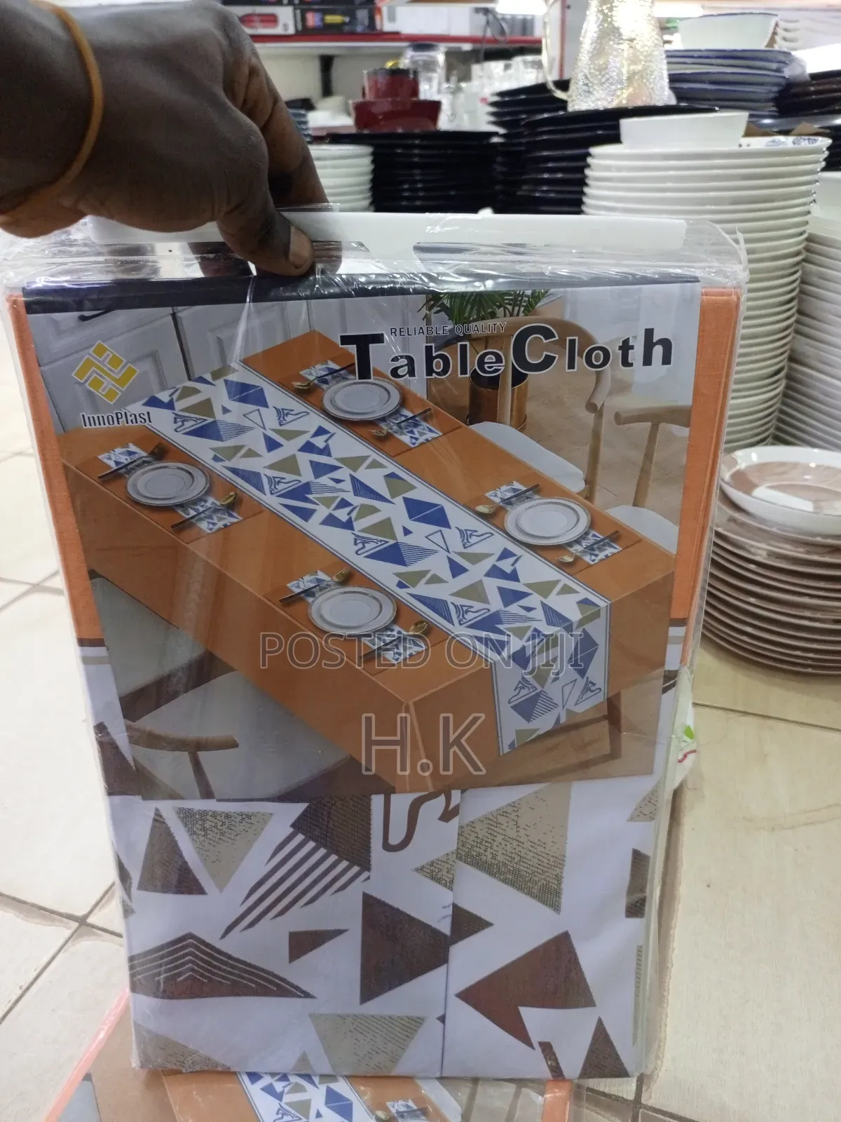 Tablecloth (150×228cm Tablecloth×1pcs 22×35cm Placemat×6pcs)