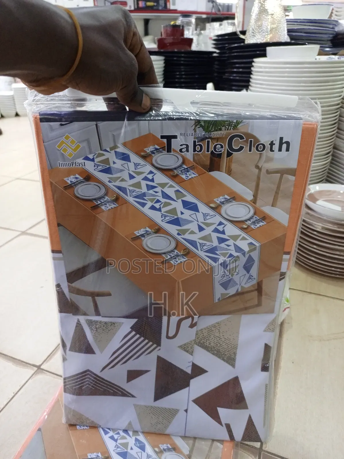 Tablecloth (150×228cm Tablecloth×1pcs 22×35cm Placemat×6pcs)