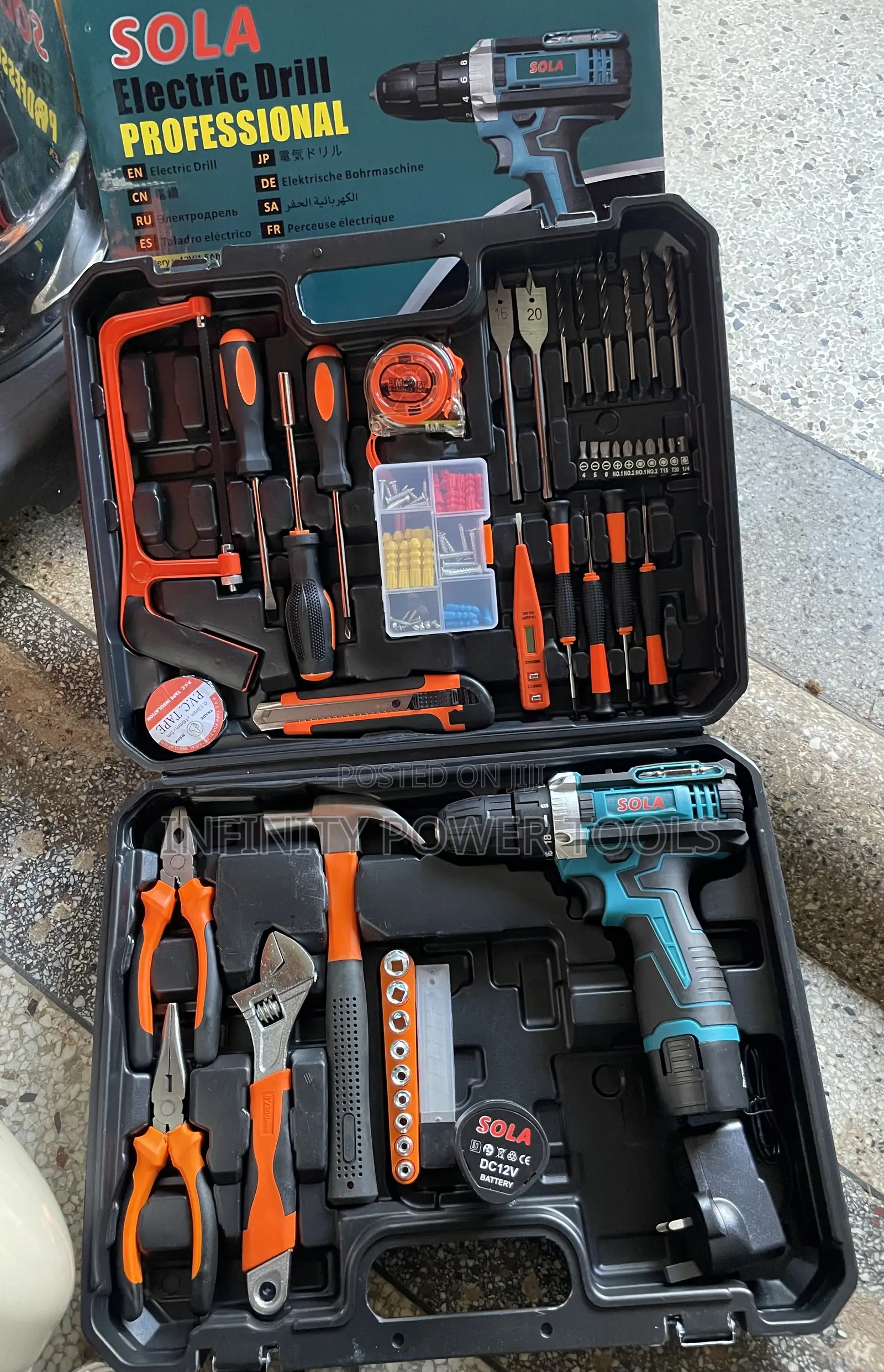 Drill Set Rechargeable(Sola)