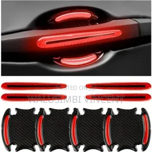 Red Reflective Antiscratch Door Stickers