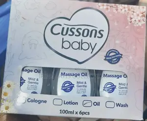 6piece Set of Cussions Massage Oil