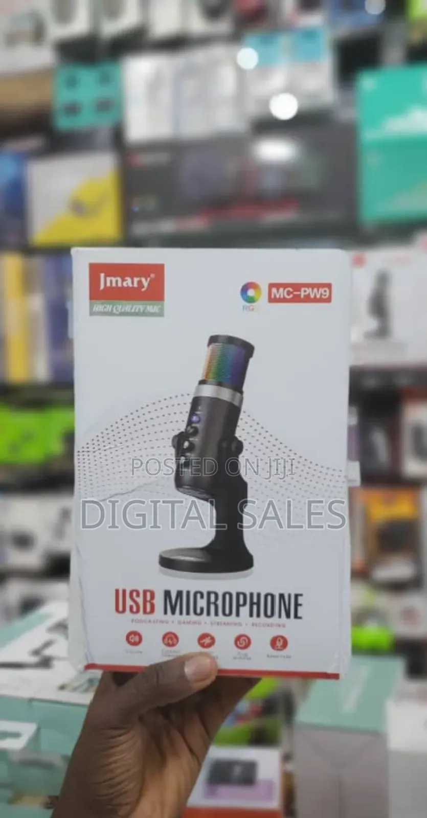 Jmary Usb Microphone Mc Pw9 Wireless