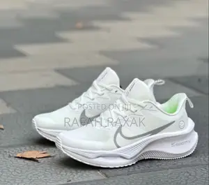 Original White Nike Zoom X Smiley Running Sneakers
