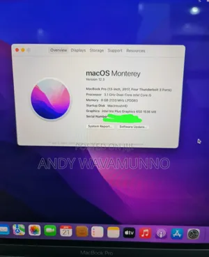 Laptop Apple MacBook Pro 8GB Intel Core I5 SSD 256GB