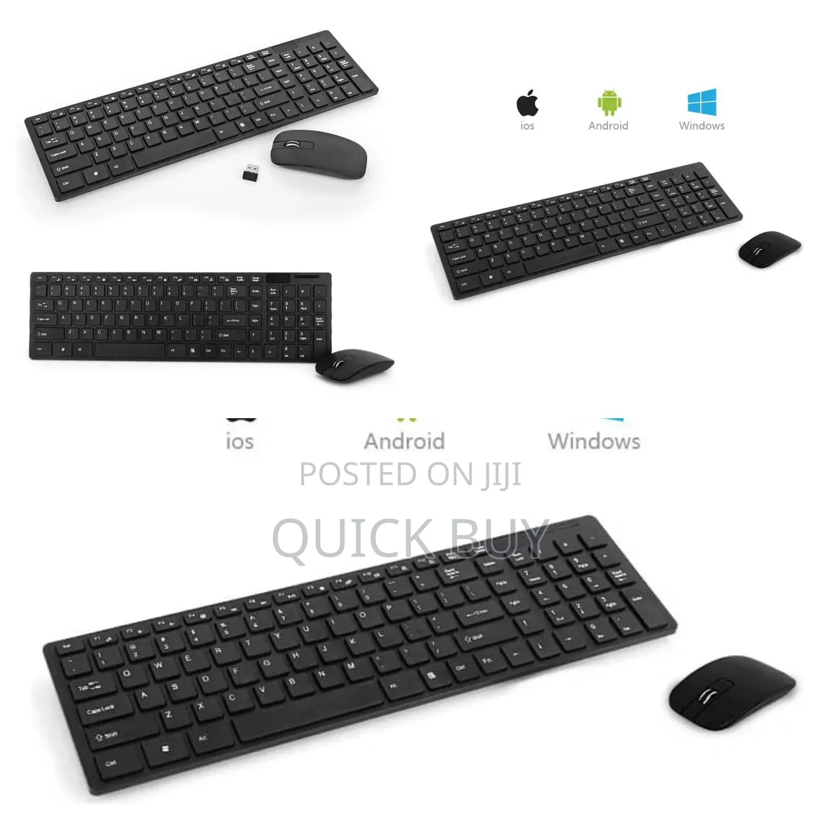 2in1wireless Full Qwerty Keyboard and Mouse