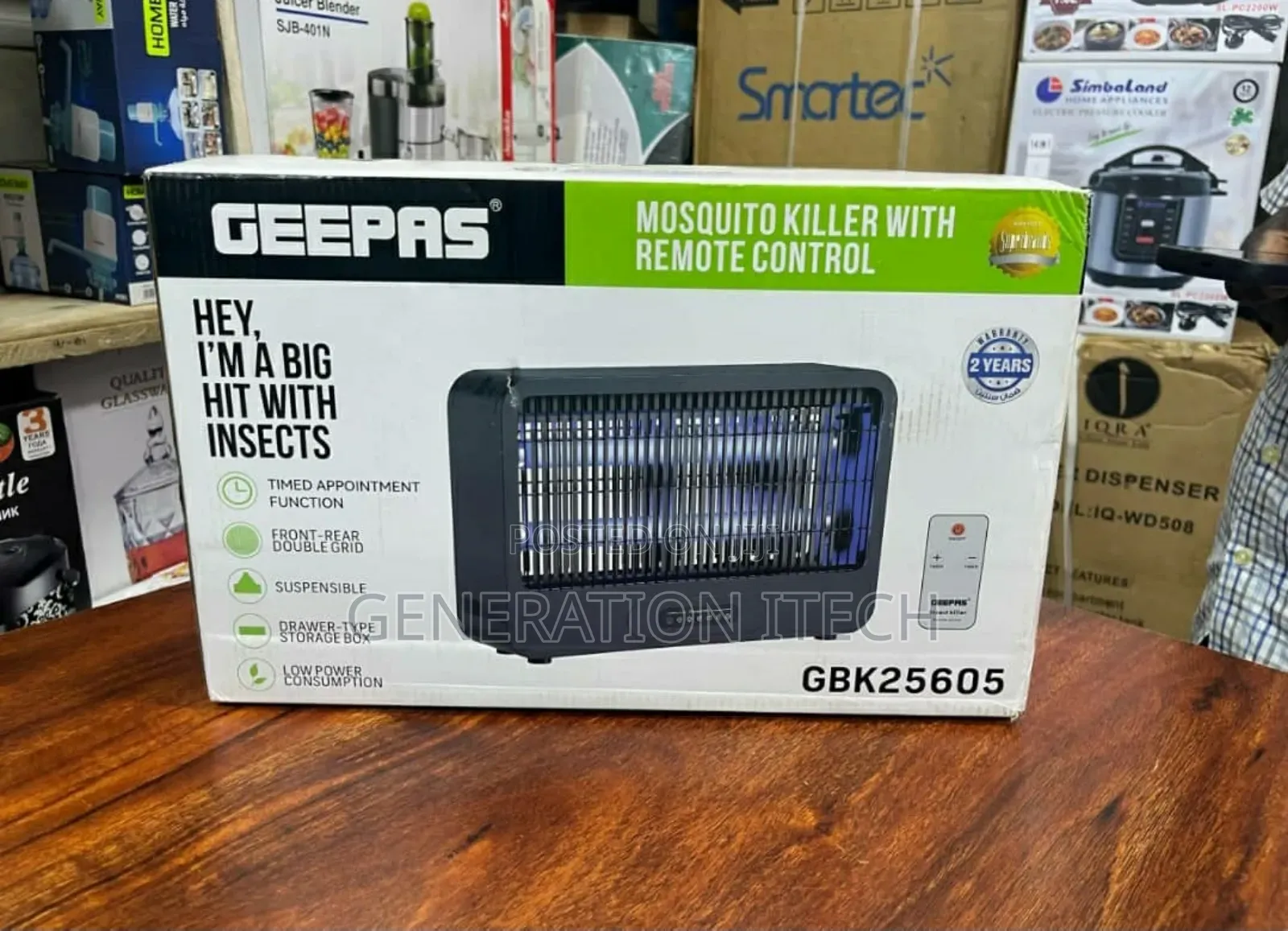 Geepas Mosquito Killer With Remote Control (Model Gbk25605)