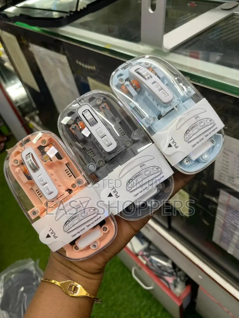 Transparent Magnetic Mouse Rechargeable, Wireless, Bluetooth