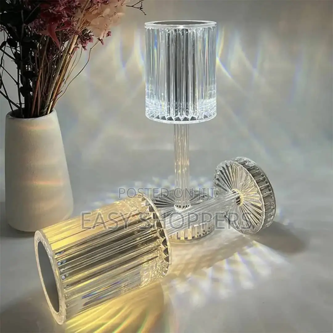 Luxury Crystal Table Lamp Rechargeable Lamp
