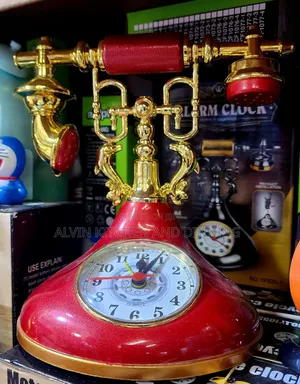 Alarm Clock Vintage Telephone Clock