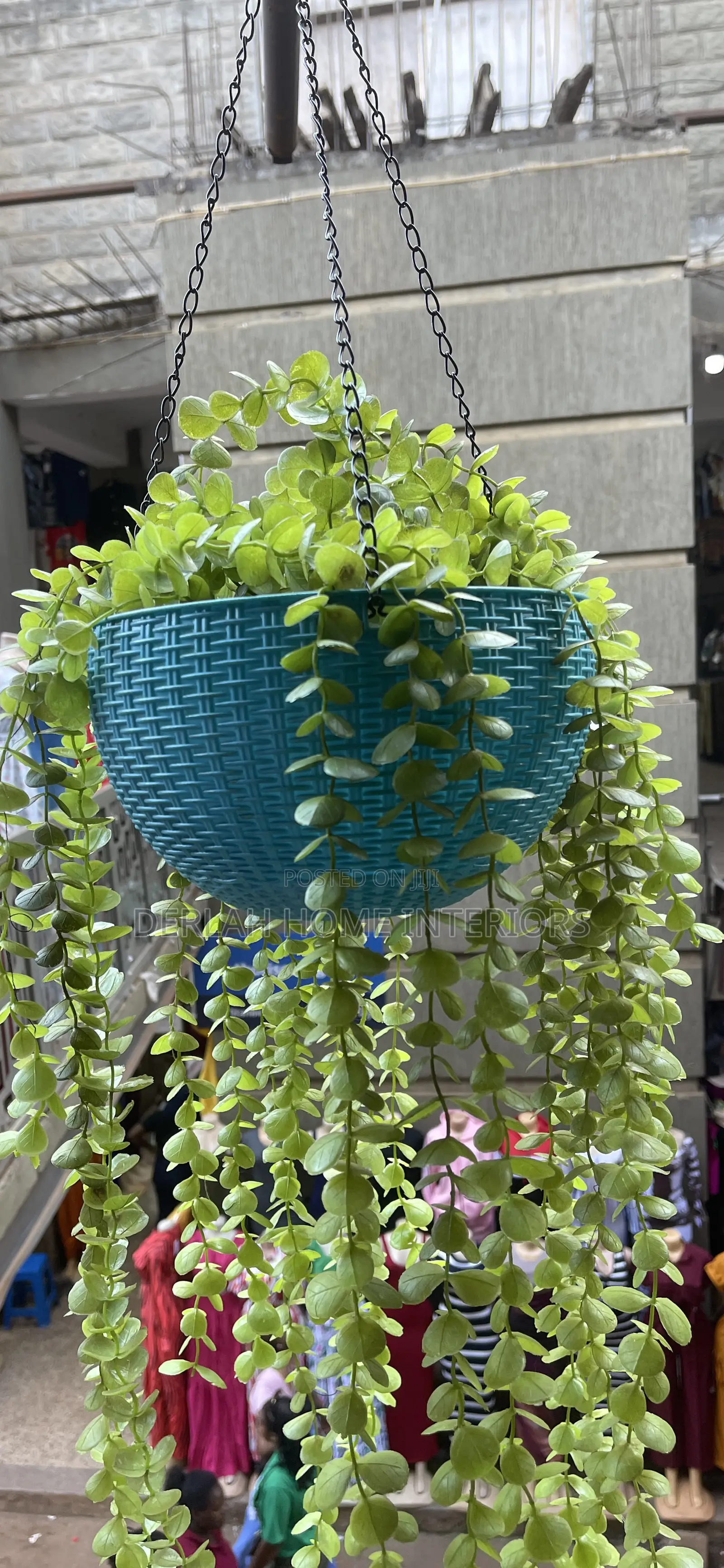 Swinging Artificial Plants in Gazebos