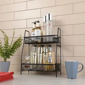 Stainless Steel 2-Tier Rack Kitchen and Bathroom Organizer