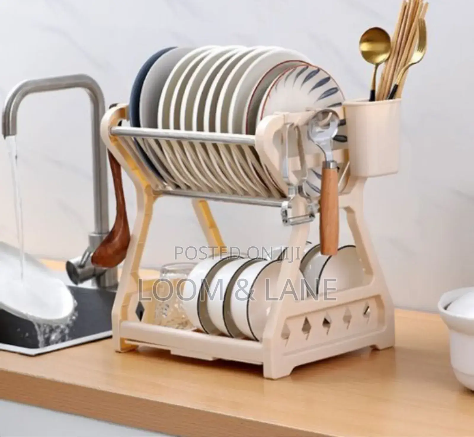 Modern Double Layer Storage Rack