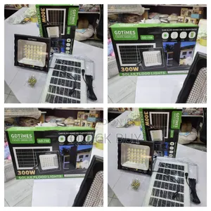 New 300w High Power Gdtimes Solar Flood Light