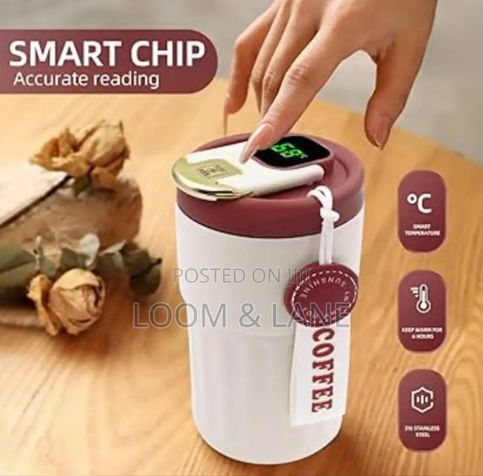 Intelligent Led Temperature Display Coffee Mug