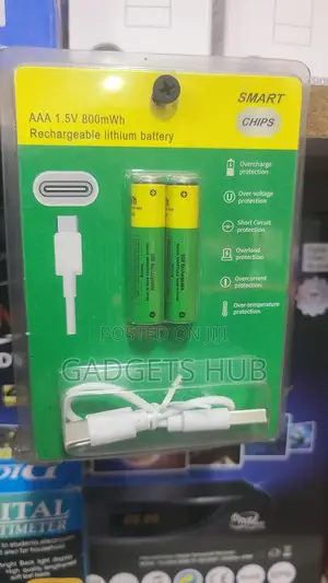 Aaa 1.5v 800mwh
Rechargeable Lithium Battery Type C