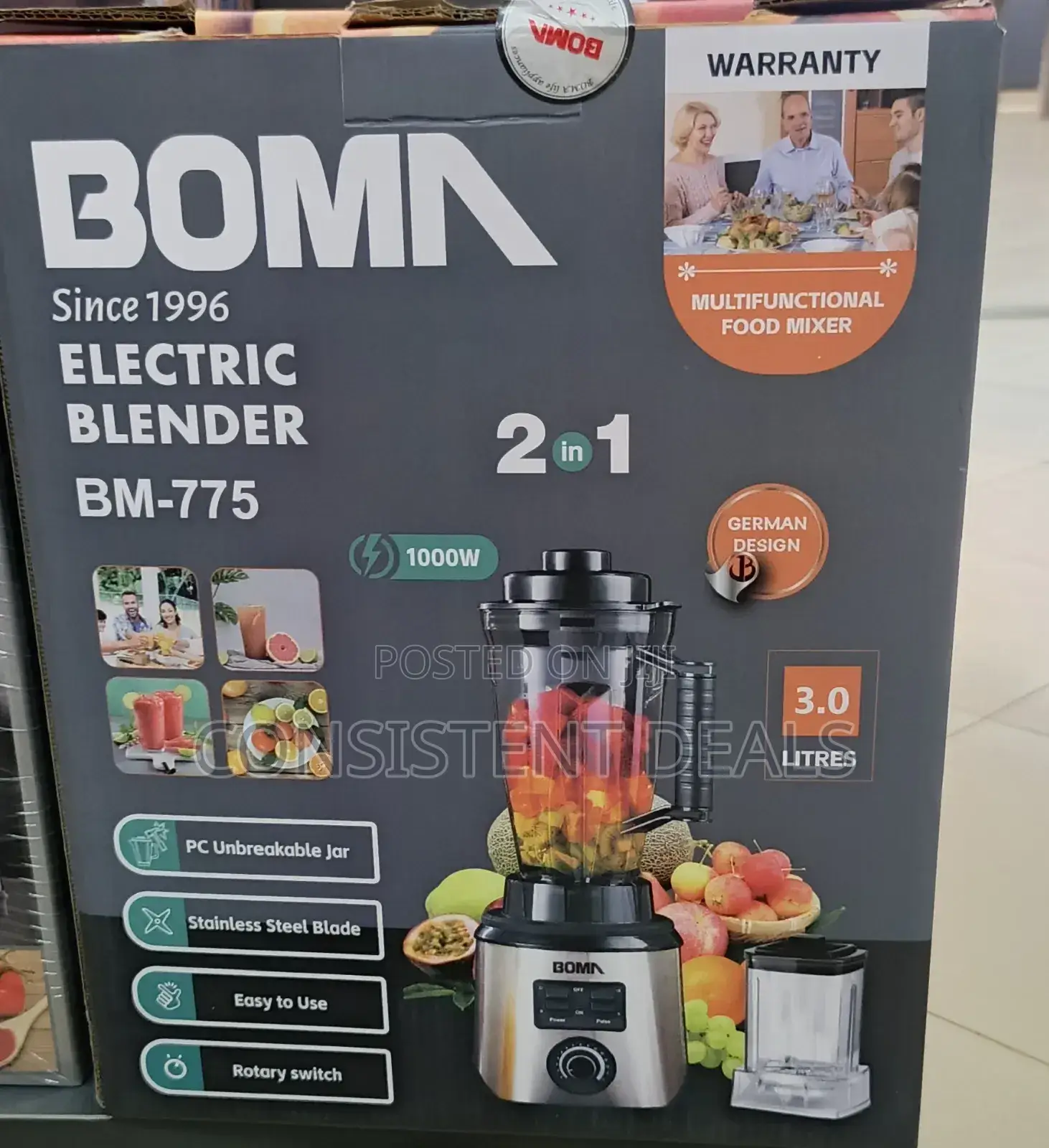 Boma 2in1 Electric Blender
