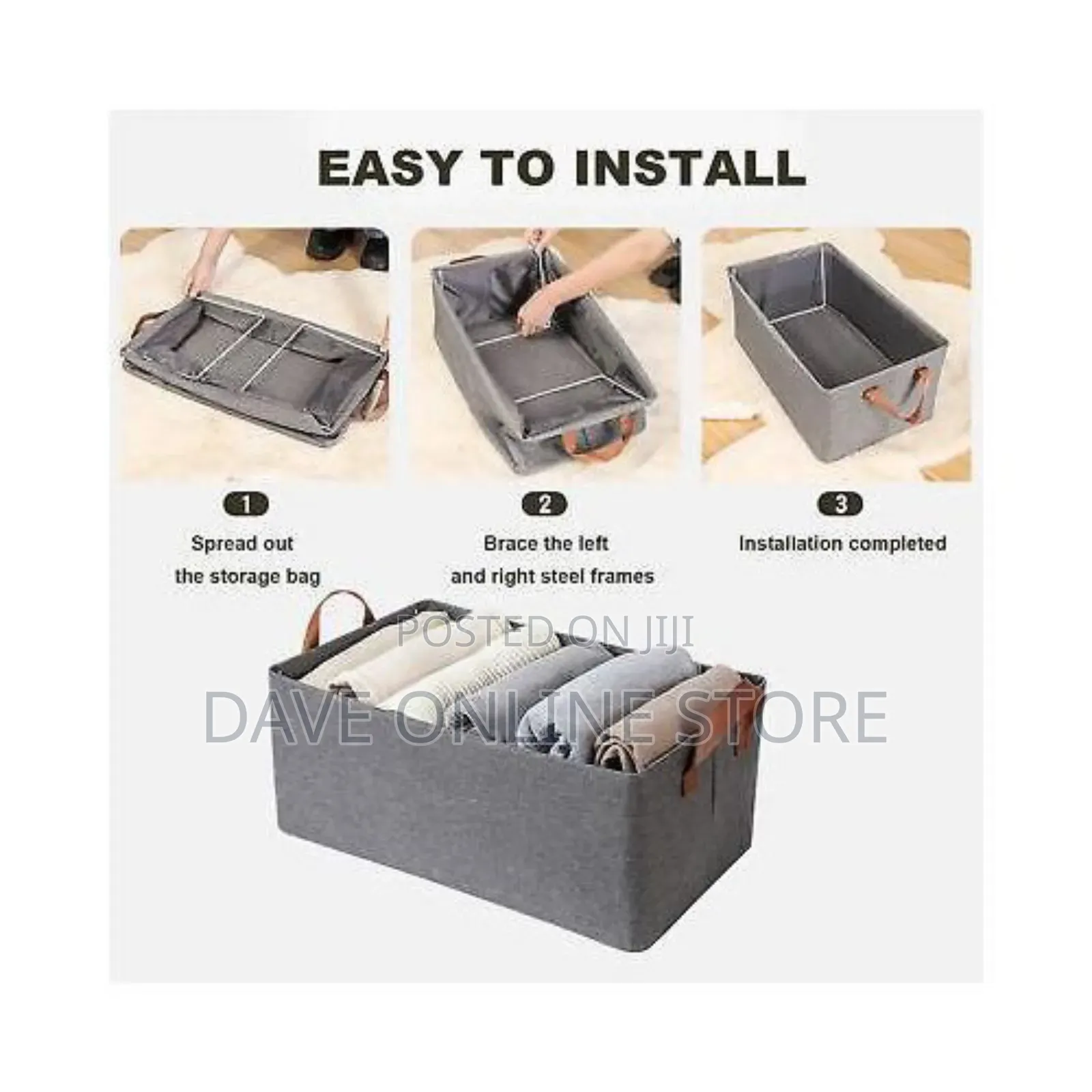 Foldable Clothes Storage Box Clothes Organizer