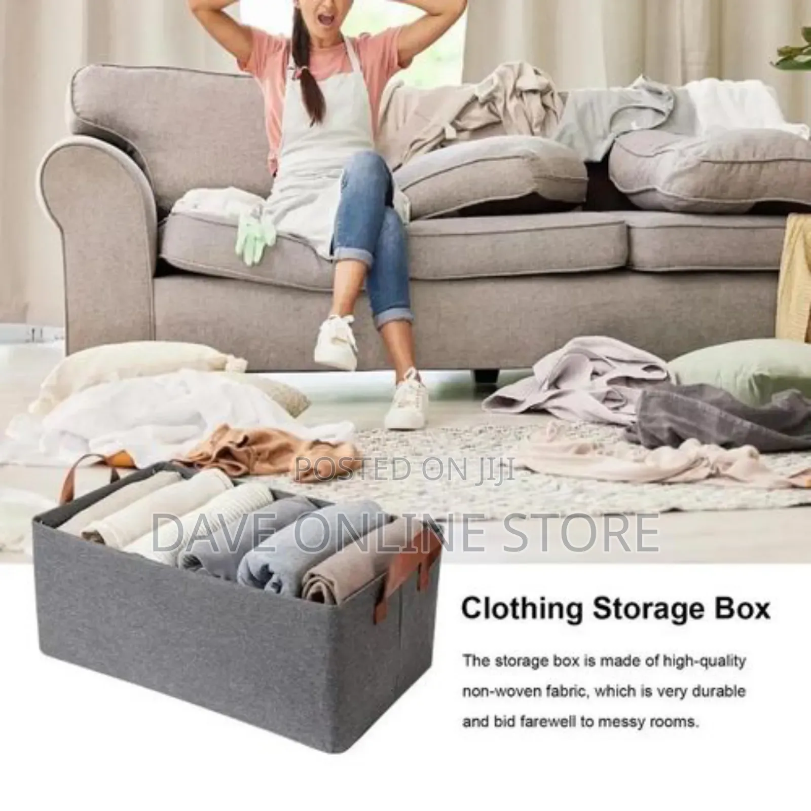 Foldable Clothes Storage Box Clothes Organizer