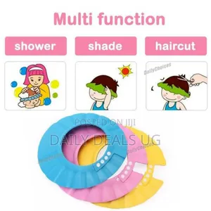 Baby Bathing Shower Caps -Protects Ears, Eyes, Head