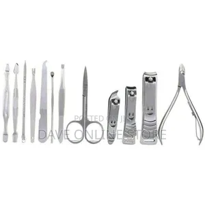 12 Piece Manicure Professional Grooming Kit