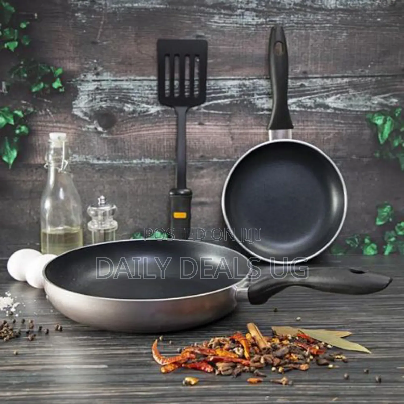 Royalford Rf4126fp Frying Pan Deluxe Value Set -Black