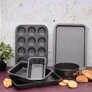 Royalford 6 PCS Bakeware Set - Black