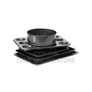 Royalford Rfu9089 6 PCS Non Stick Bakeware Set-Black