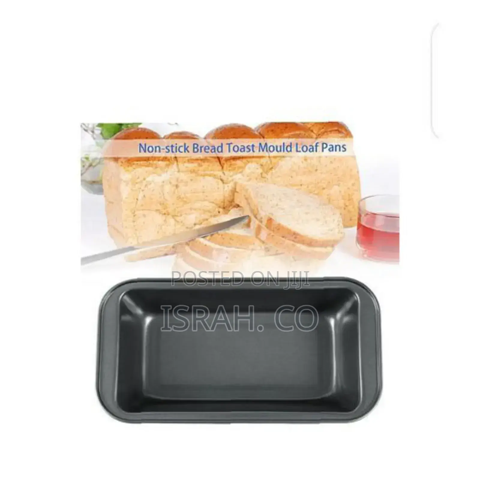 Bread Toast Mould Loaf Pan Rectangle - Black