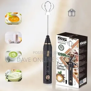 DSP 2 in 1 Rechargeable Milk Frother Coffee Mixer/Blender