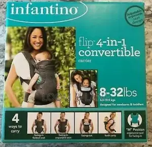 Infantino Flip 4 in 1 Convertible Baby Carrier