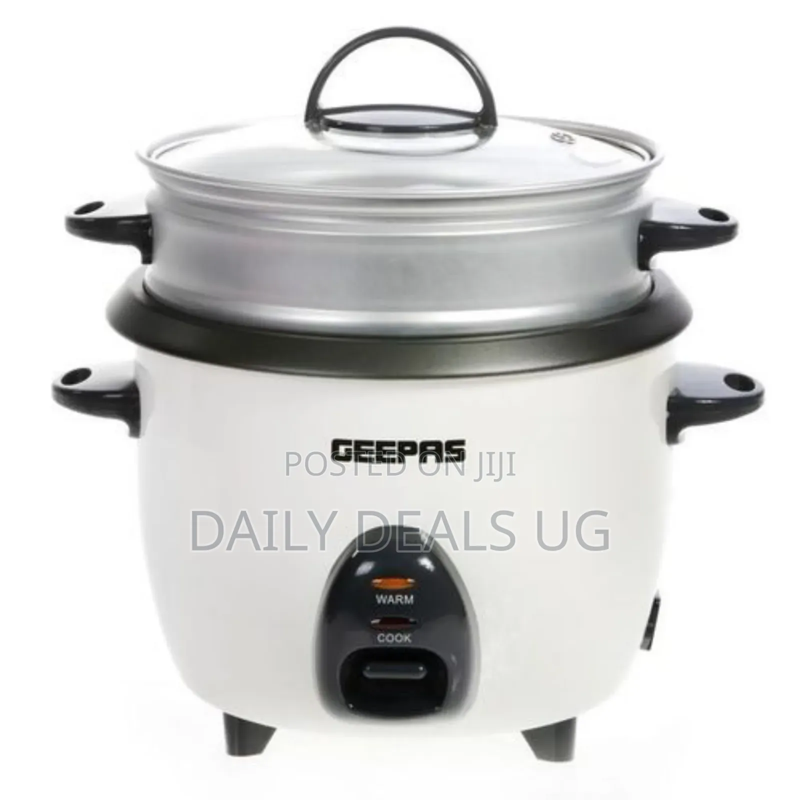 Geepas 3 in 1 Multifunction Electric Rice Cooker 1.5litre -