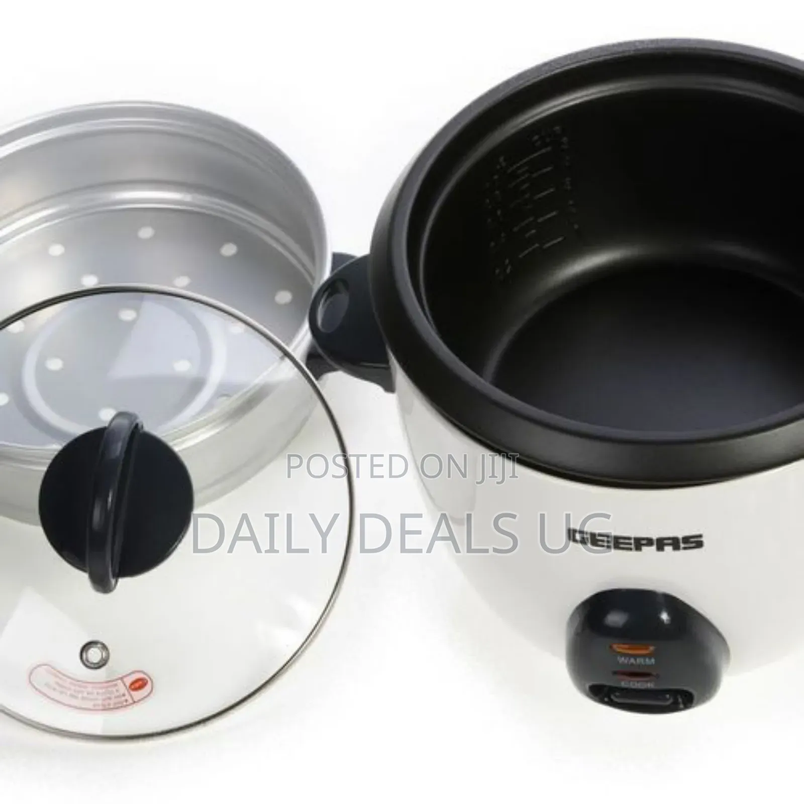 Geepas 3 in 1 Multifunction Electric Rice Cooker 1.5litre -