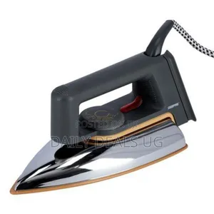 Geepas Non Stick Dry Flat Iron-Silver