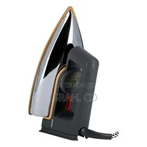 Geepas Dry Iron With Non-Stick Coating Plate - Silver