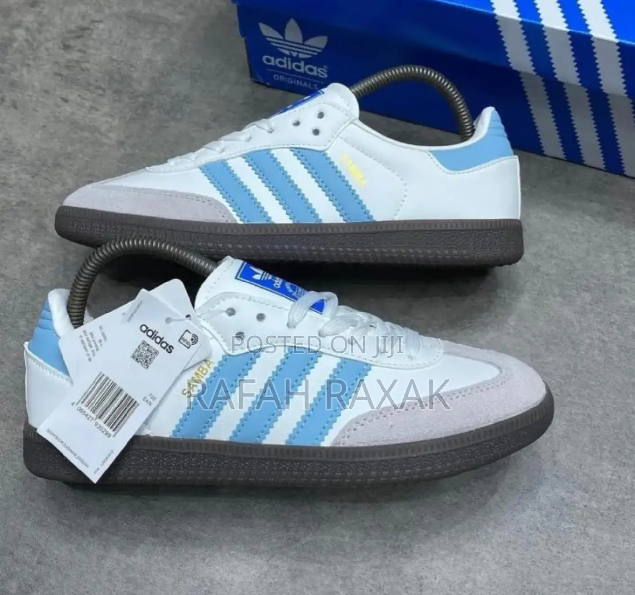 Adidas Samba Og Core Core White/Halo Blue Sneaker