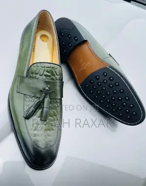 Original Men’S Berluti Green Gentle Leather Loafers