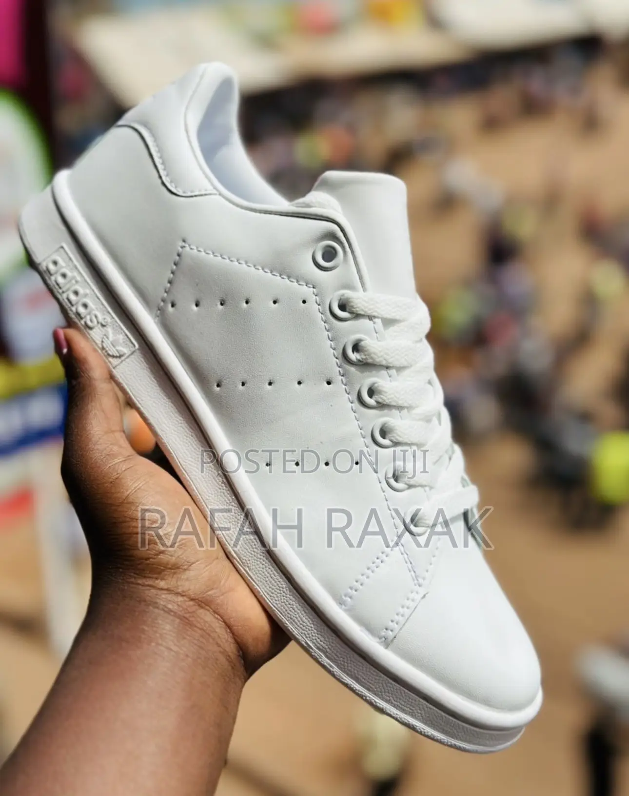 Original Triple White Adidas Stan Smith Low Leather Sneakers