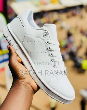 Original Triple White Adidas Stan Smith Low Leather Sneakers