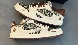 Nike Jordan 1 Low X Fragment X Travis Scott X Bape Sneakers